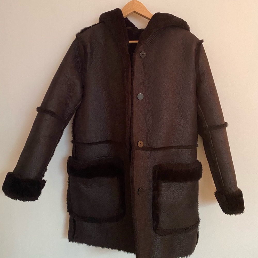 ZARA Reversible Faux Fur Coat